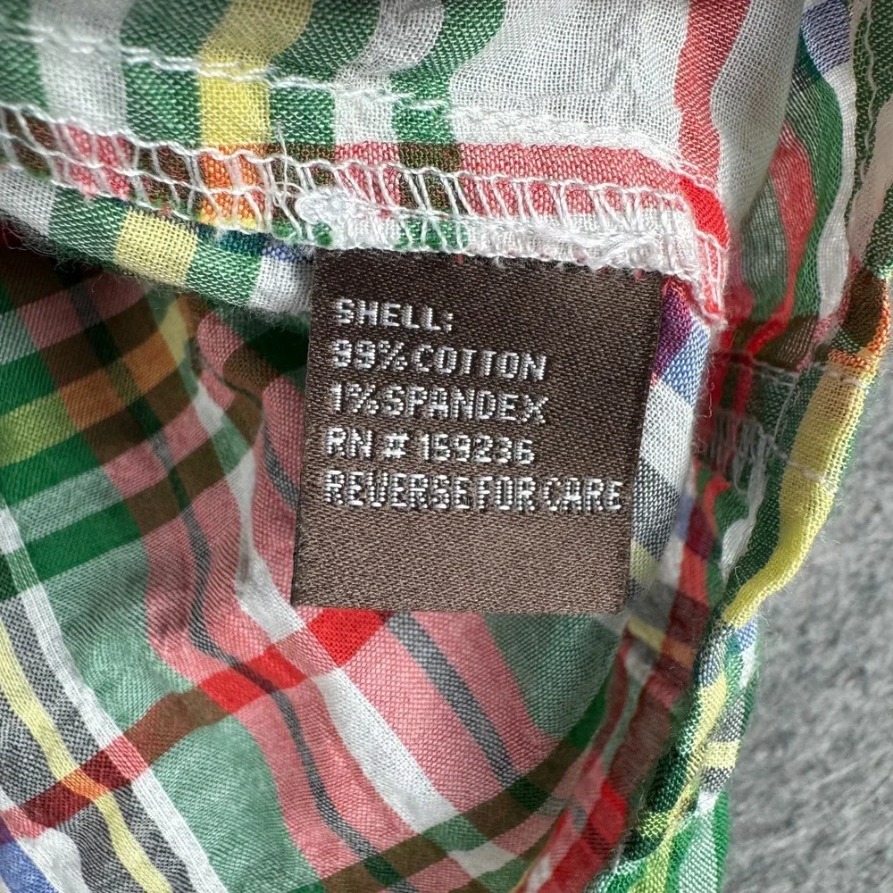 J McLaughlin Louis Button Up Shirt Long Sleeve Plaid Womens Small S - Picture 6 of 11